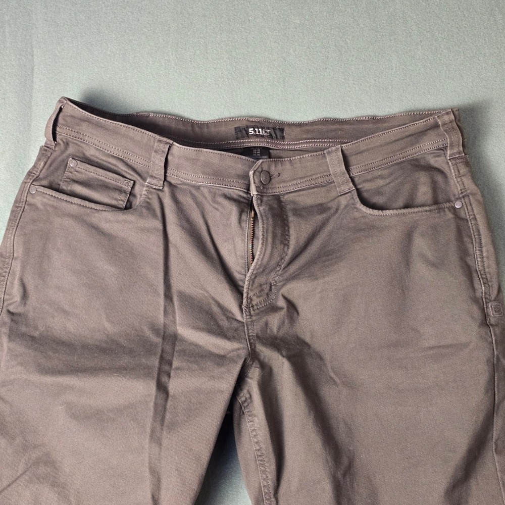 5.11 Tactical Mens Brown Twill 5-Pocket Straight Leg Pants‎ 40x32 - Picture 3 of 11